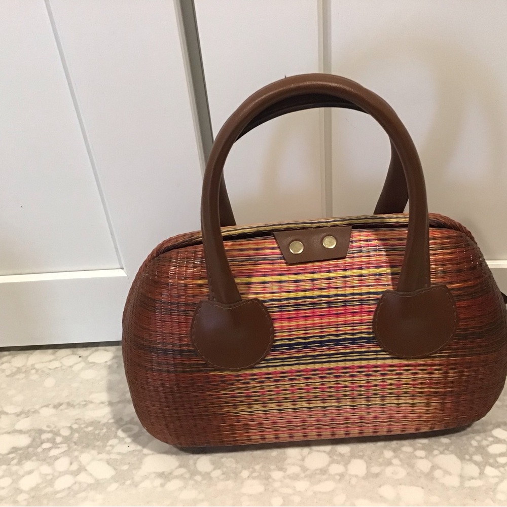 Beautiful woven handbag from Japan.